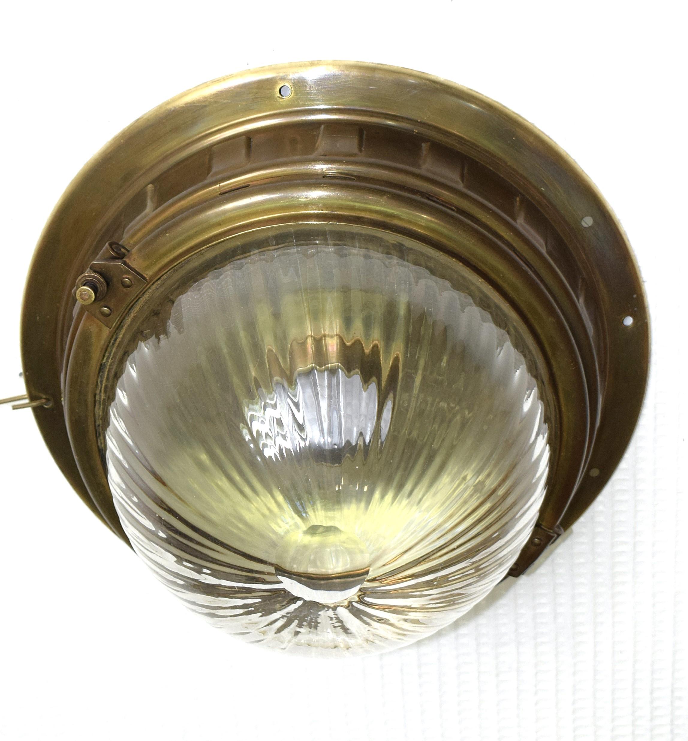 Stadtbahnlampe original de Otto Wagner Latón en venta