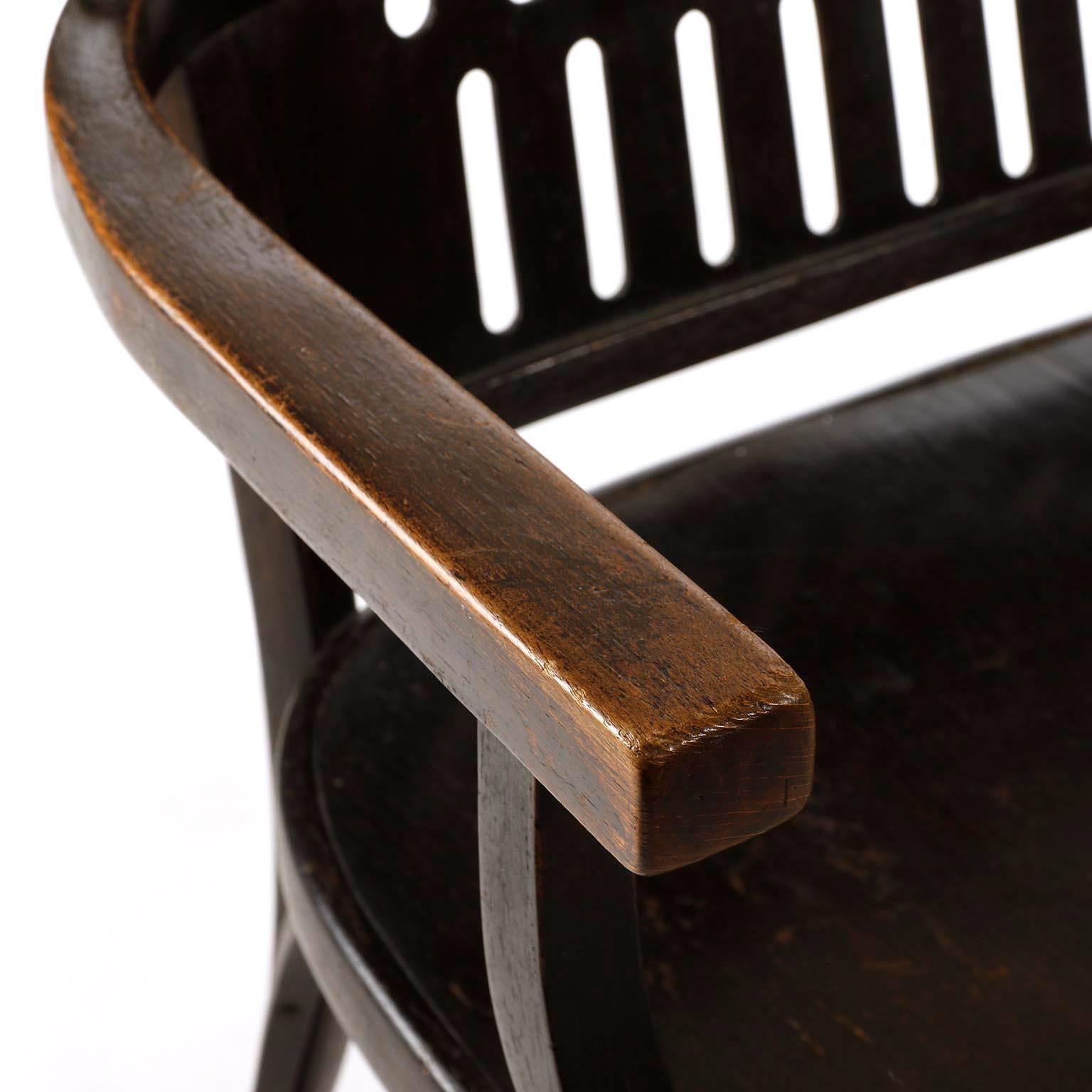 Otto Wagner Settee Bench by Thonet, Austria, Vienna Secession, circa 1905 2