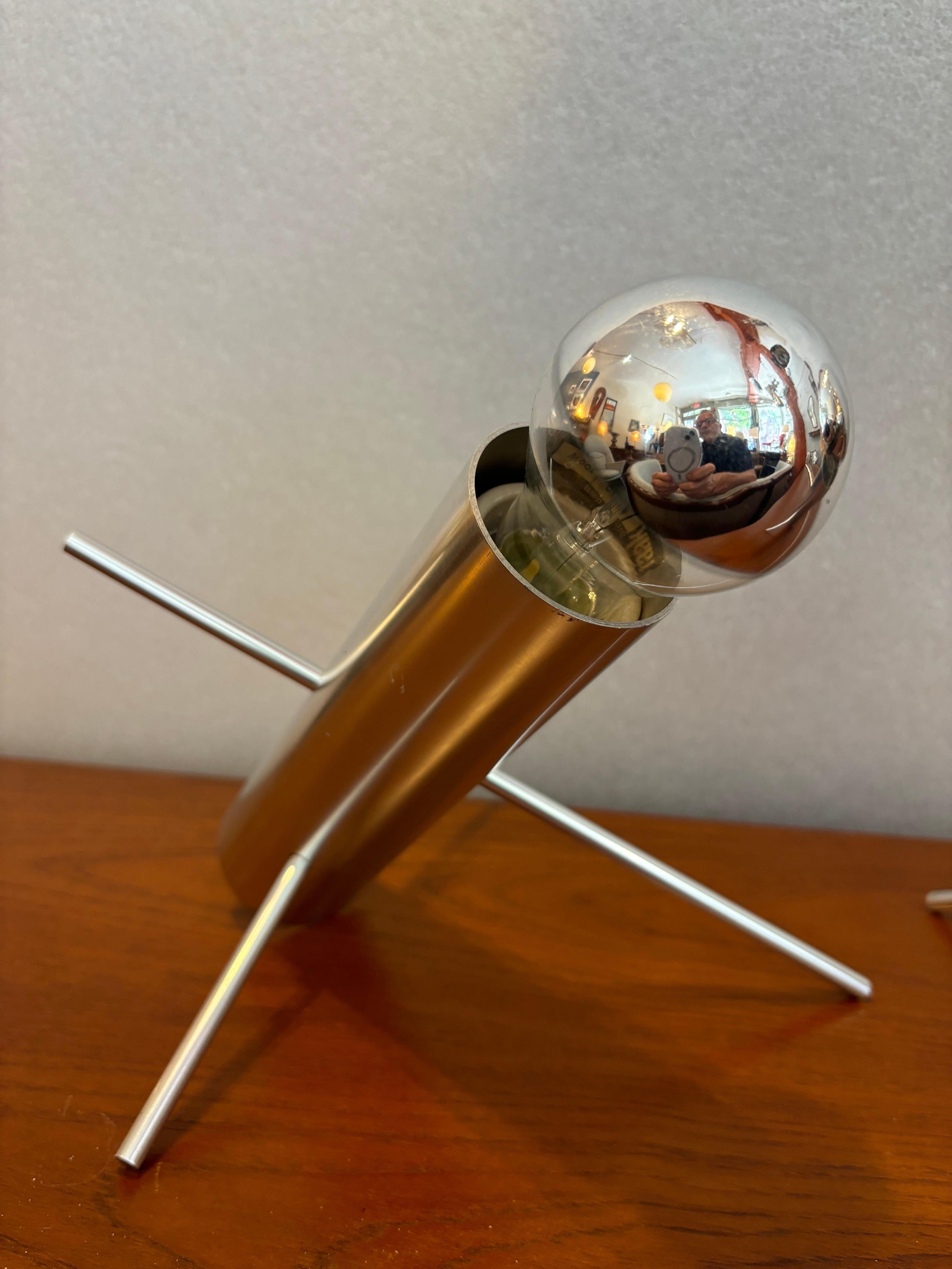 Mid-Century Modern Otto Wasch for Raak Cricket Lamps, sold as a pair For Sale