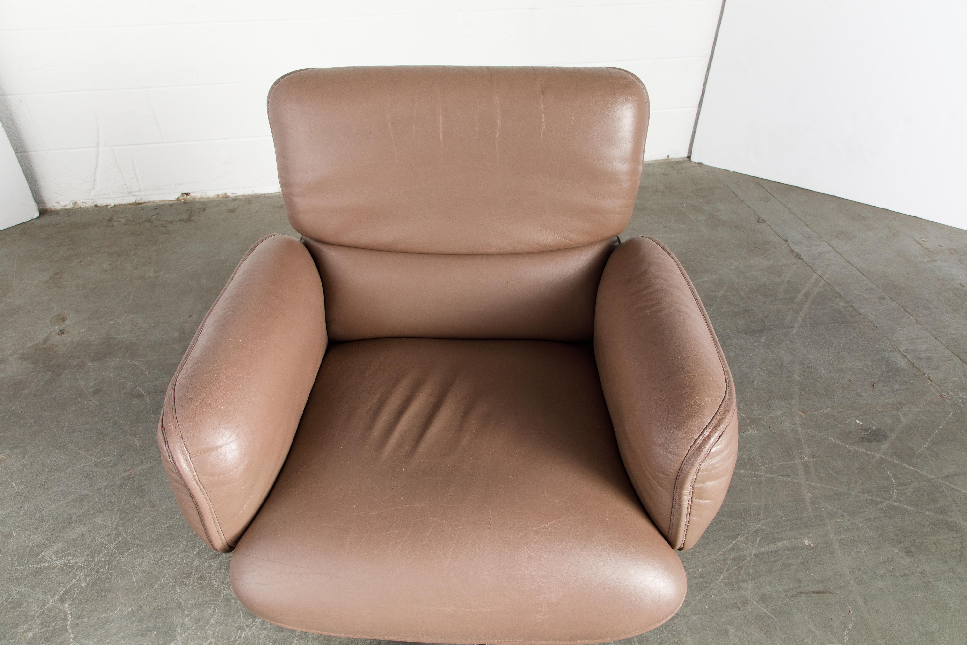 Otto Zapf for Knoll International Leather Desk Chair, c. 1985, Signed  9