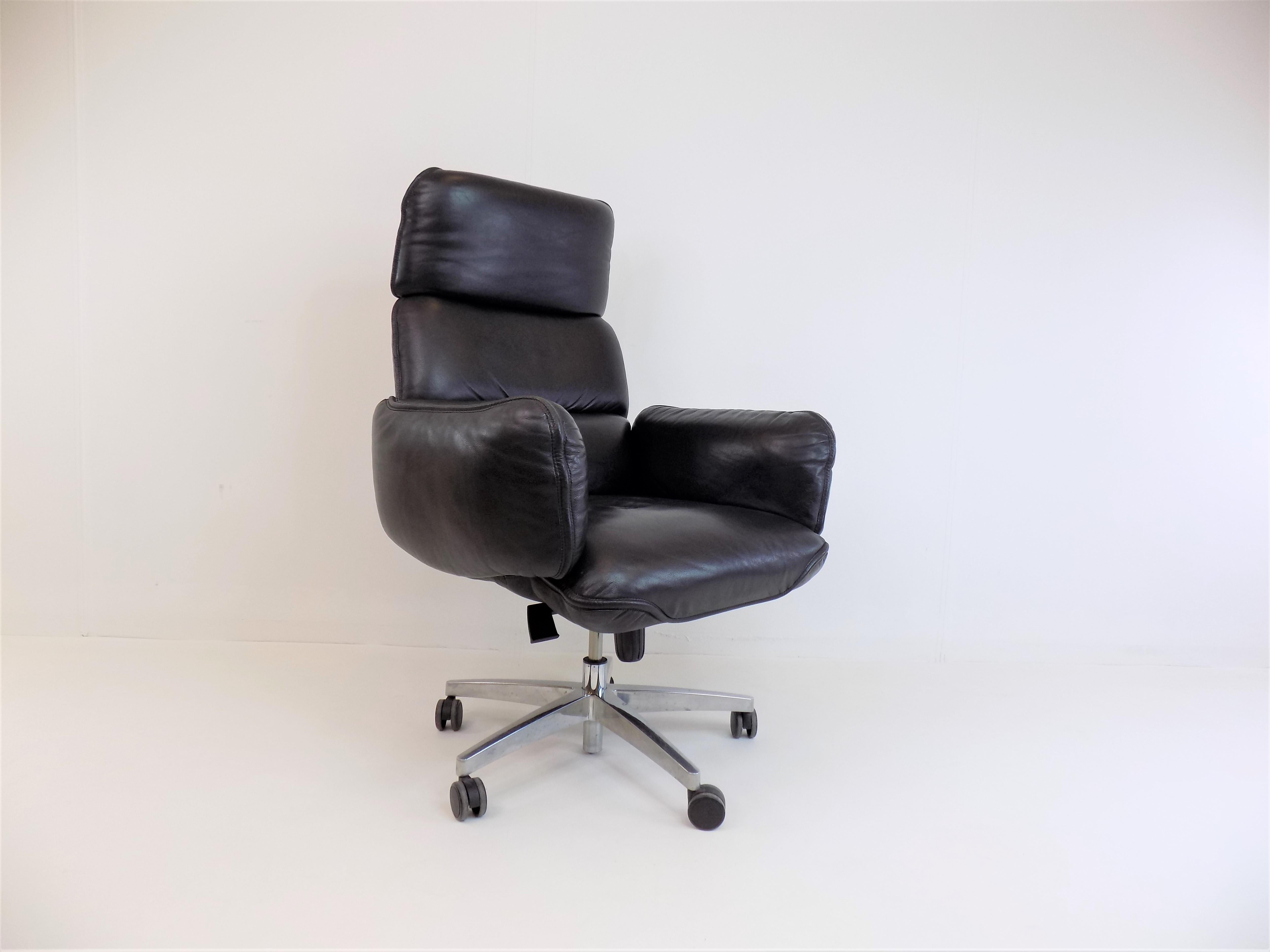 Otto Zapf Leather Office Chair for Topstar 7