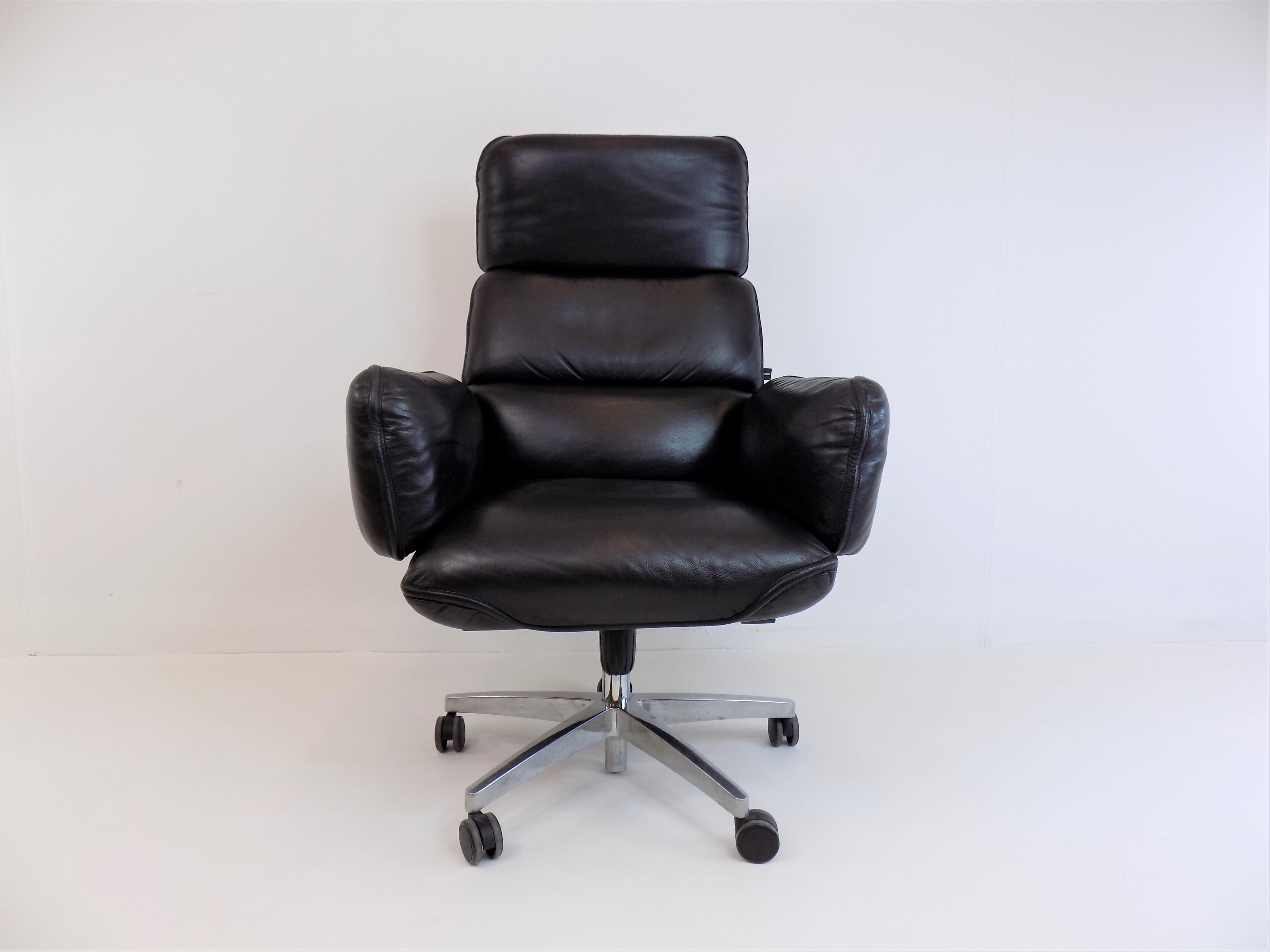 Otto Zapf Leather Office Chair for Topstar 3