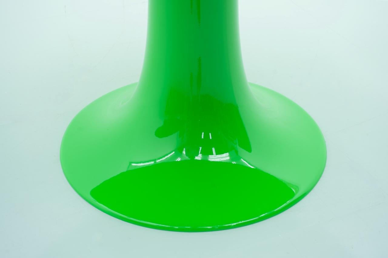 Fiberglass Otto Zapf Round Dining Table in Green, Germany, 1967