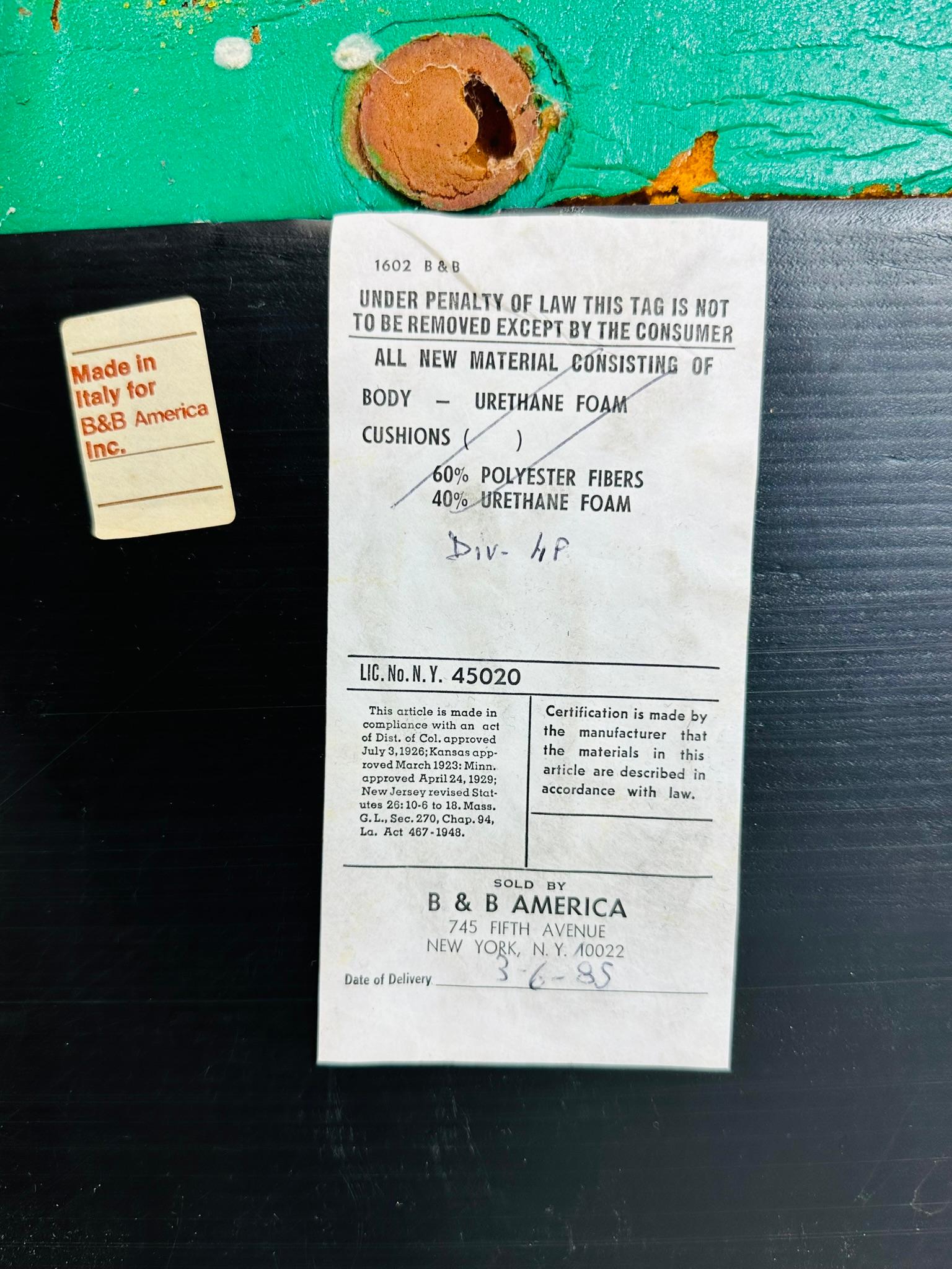 Sofattomama conçu en Italie par B&B Italia, daté de 1985 en vente 8
