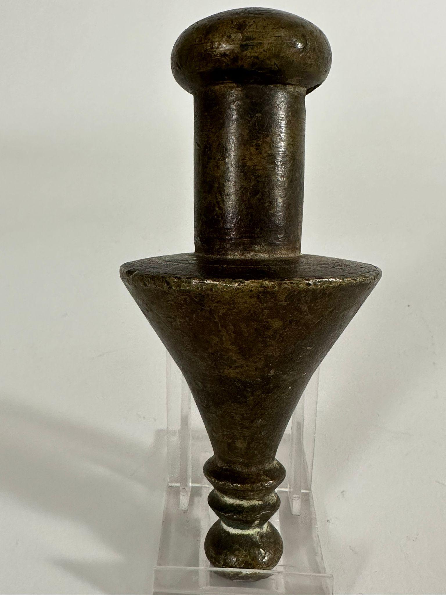 Ottoman Bronze Plumb Bob, ca. 1800 – Eretz Israel For Sale 4