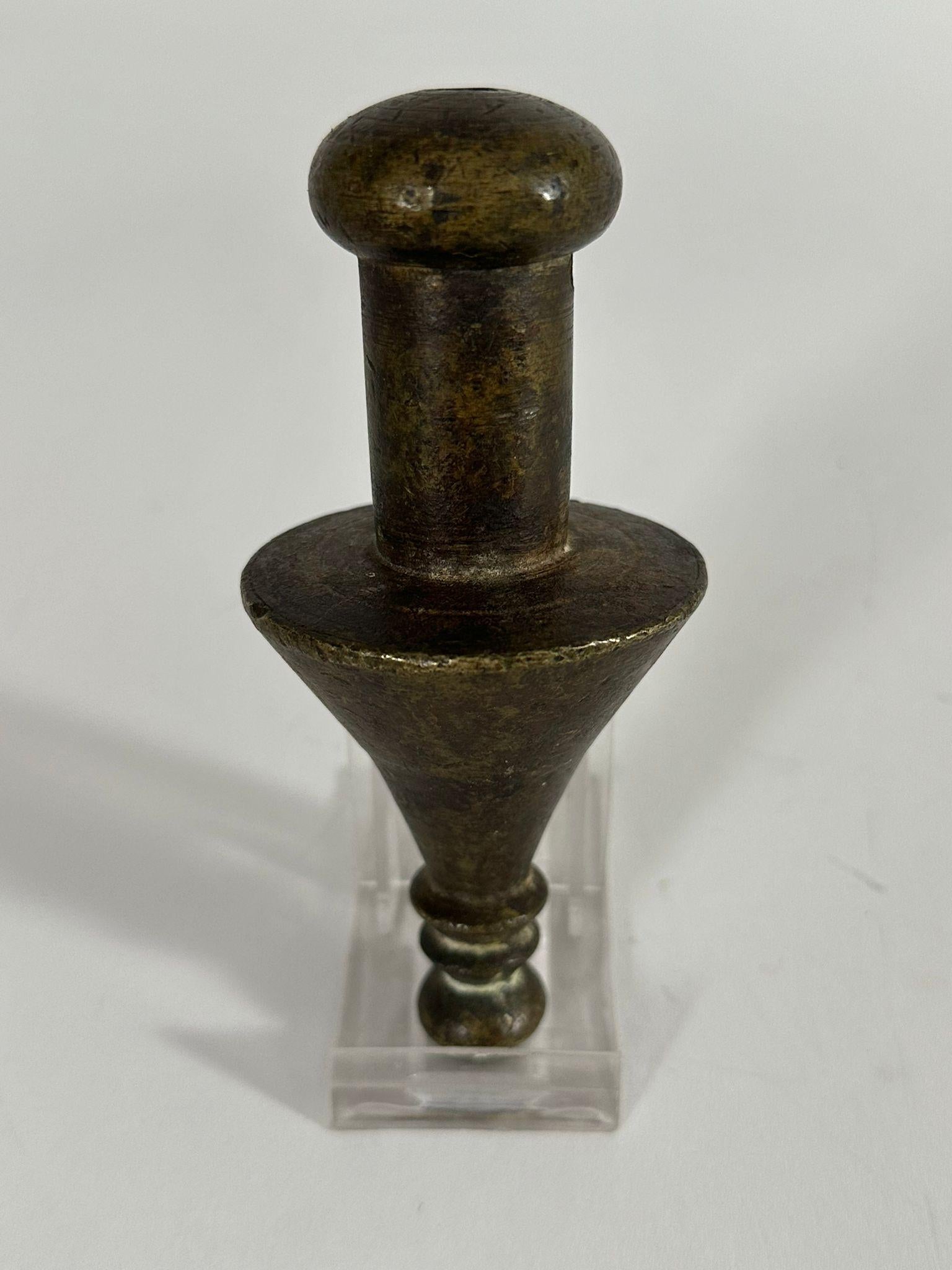 Israeli Ottoman Bronze Plumb Bob, ca. 1800 – Eretz Israel For Sale