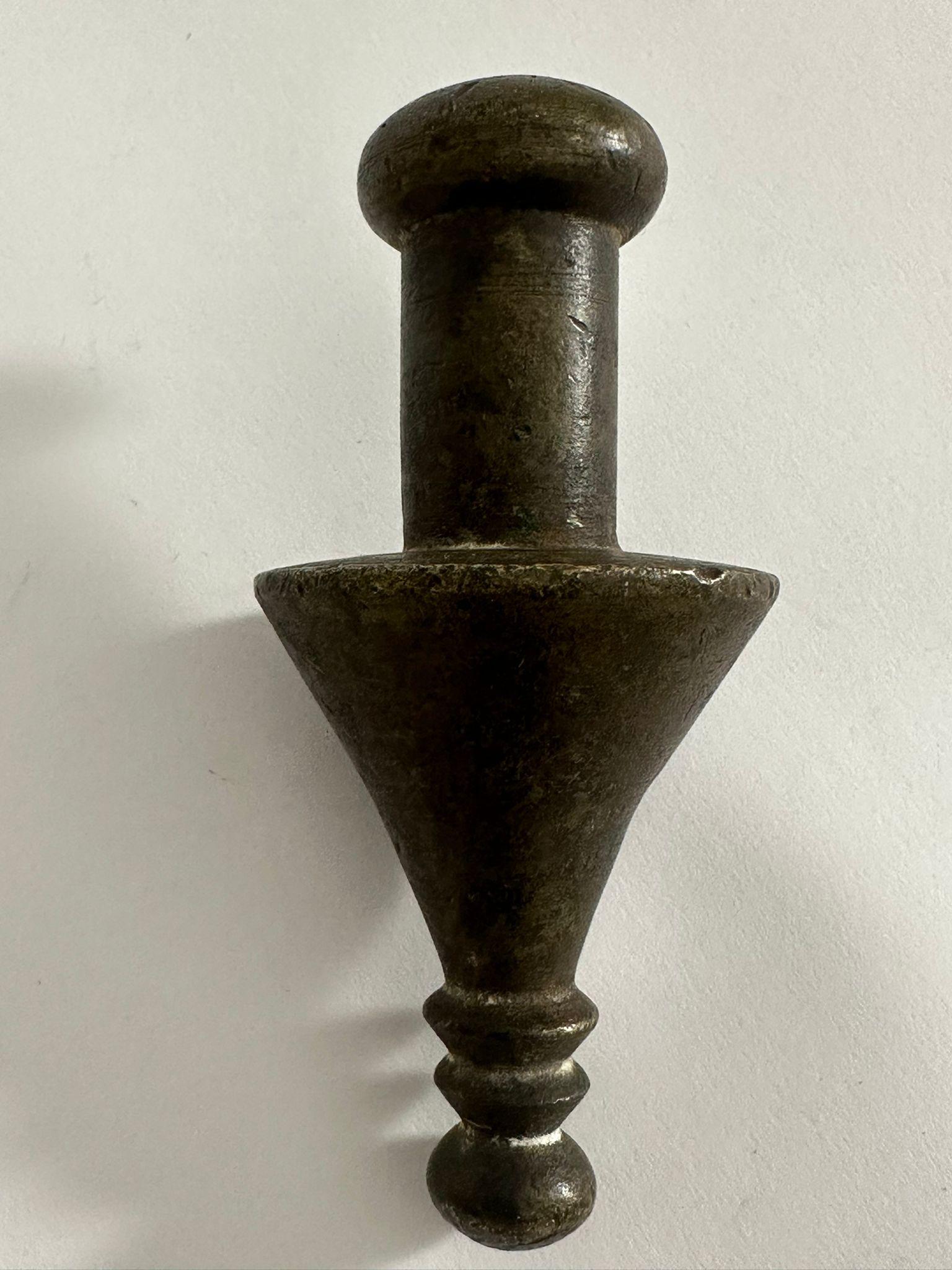 19th Century Ottoman Bronze Plumb Bob, ca. 1800 – Eretz Israel For Sale