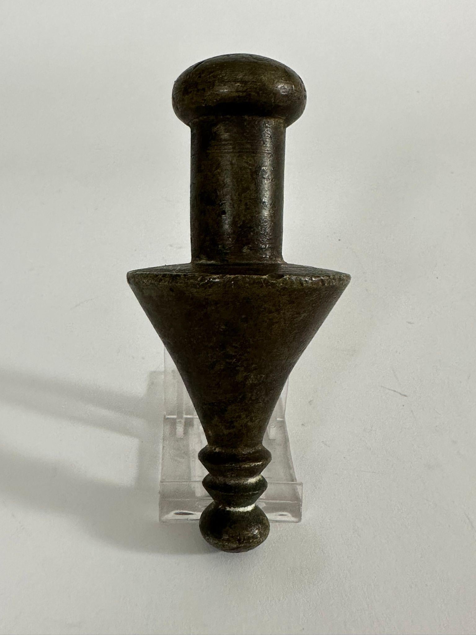 Ottoman Bronze Plumb Bob, ca. 1800 – Eretz Israel For Sale 3