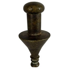 Plomada otomana de bronce, ca. 1800 - Eretz Israel