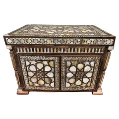 Ottoman Cabinet in Mother-of-pearl Inlay, Syria, circa 1920