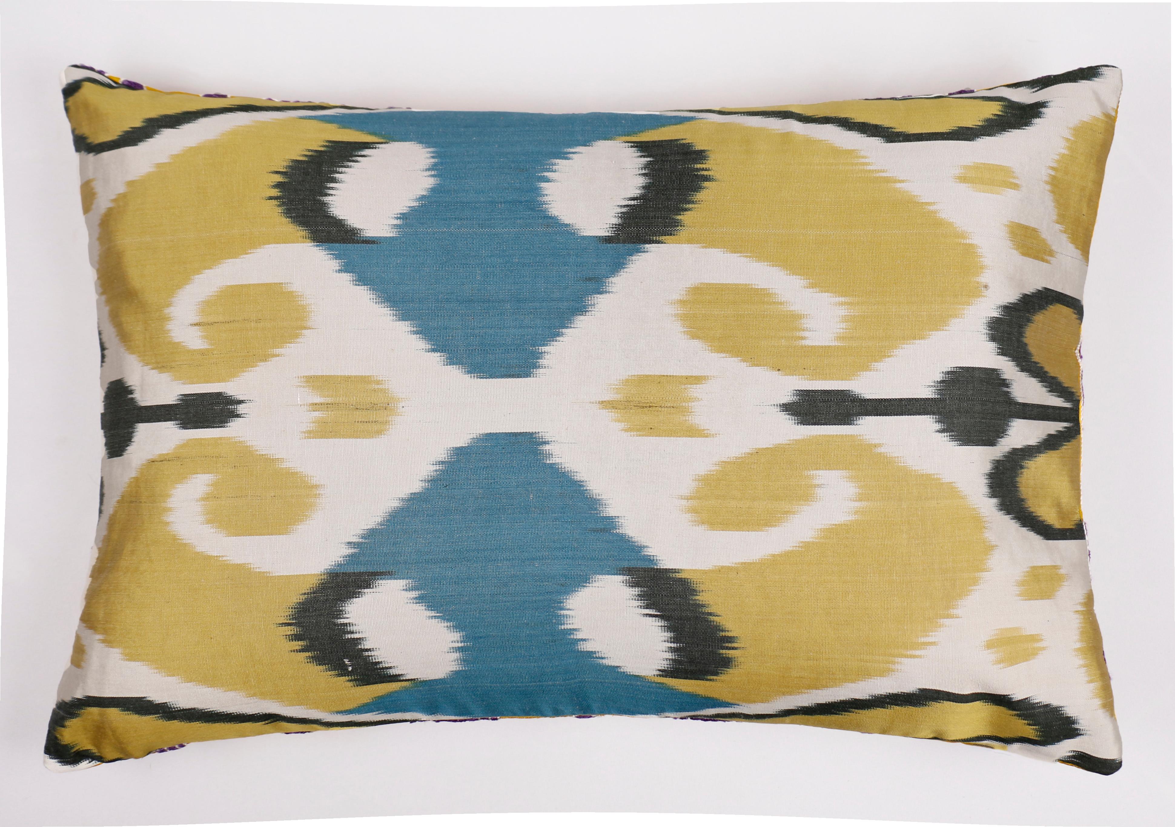 Turkish Ottoman Chintamani Motif Silk Hand-Embroidered Suzani Cushion For Sale