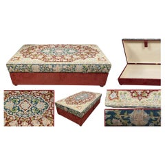 Ottoman Coffee Table Tapestry Top Decorative Interiors