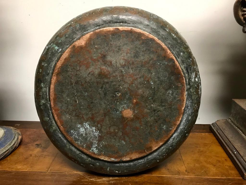 Ottoman Copper Bucket With Incised Decoration For Sale 8