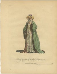Ottoman Costume Prints Pair, Imam & Court Official, Hand-Colored 1749, view 3