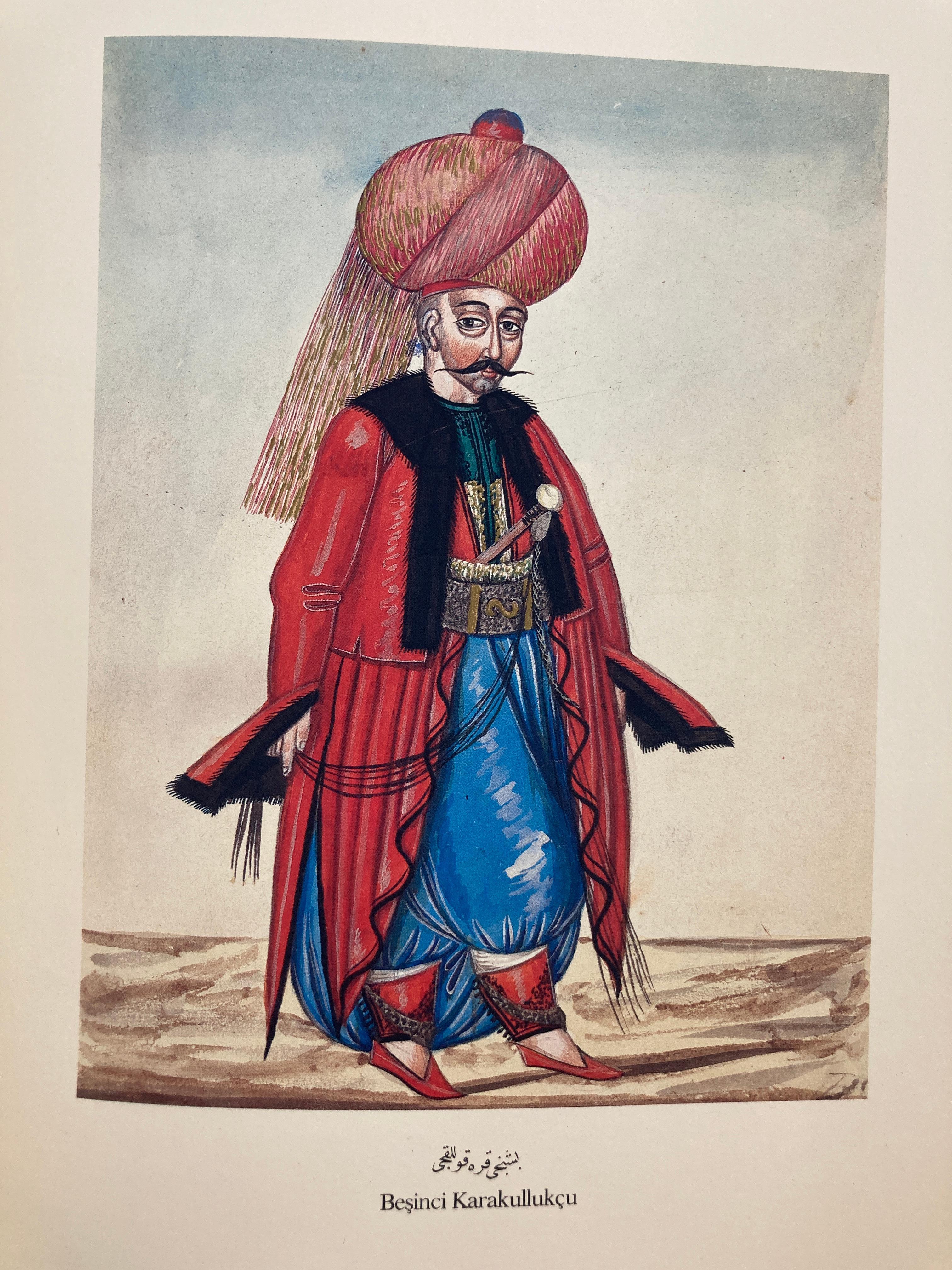 Ottoman Costumes Turkish Hardcover, January 1, 1986 Coffee Table Book For Sale 1