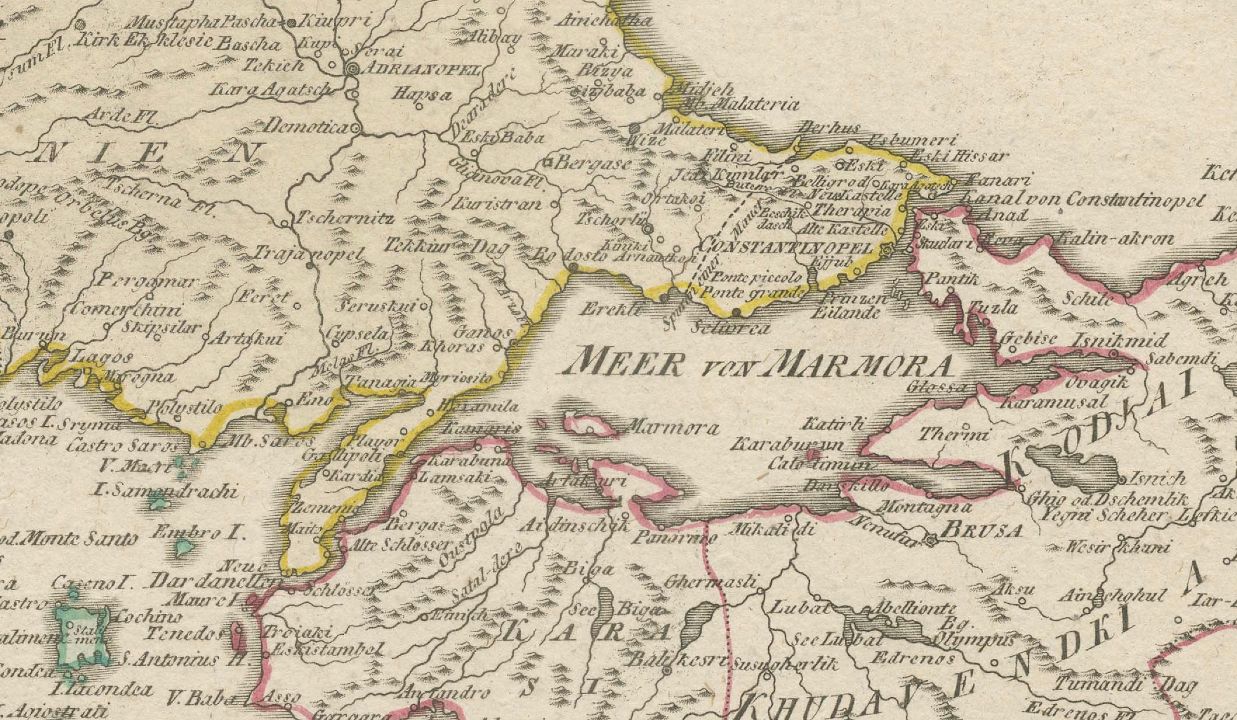 Ottoman Empire in Europe – Antique Map by Reilly, Vienna, 1796 For Sale 4