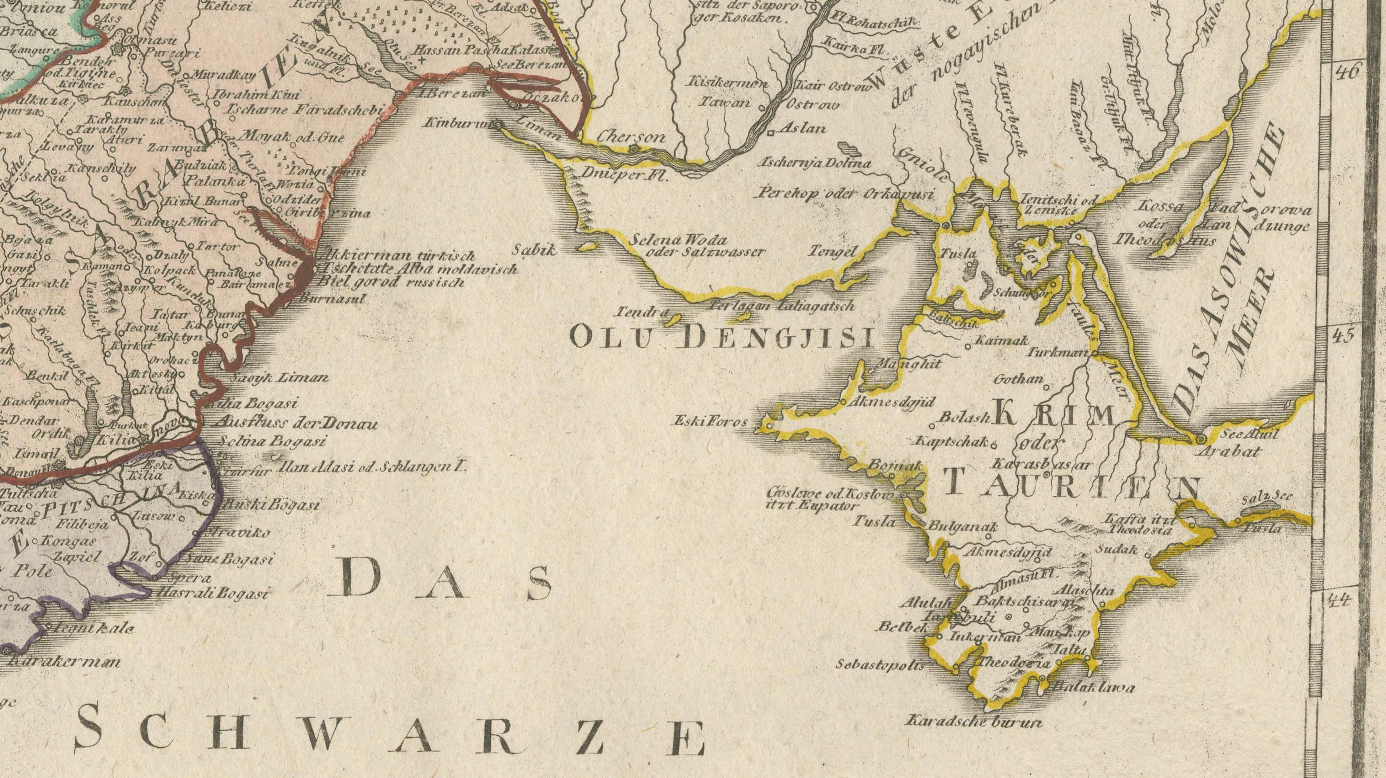 Ottoman Empire in Europe – Antique Map by Reilly, Vienna, 1796 In Good Condition For Sale In Langweer, NL
