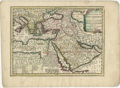 Ottoman Empire Map 1719 – Europe Asia Africa, Jean Chiquet, Paris