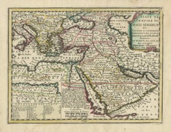 Antique Ottoman Empire Map 1719 – Europe Asia Africa, Jean Chiquet, Paris