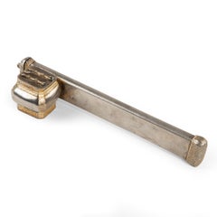 Ottoman Empire Parcel-Gilt Silver Qalamdan