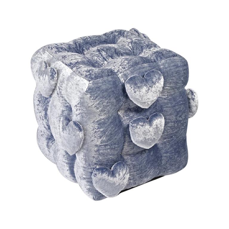 Châssis du tabouret en bois massif et en bois d'hêtre  Wood Silk Velvet