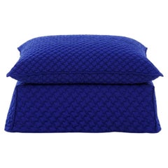 Ottoman Gervasoni Ghost 06 P design Paola Navone -  3D blue