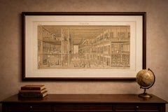 Osmanischer Harem Interieur Lithographie, Konstantinopel, Melling, Paris um 1888