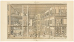 Osmanischer Harem Interieur Lithographie, Konstantinopel, Melling, Paris um 1888