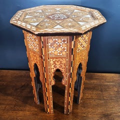 Ottoman inlaid occasional table Liberty & Co
