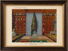 Ottoman Interior with Monumental Iznik Fireplace, ca.1900