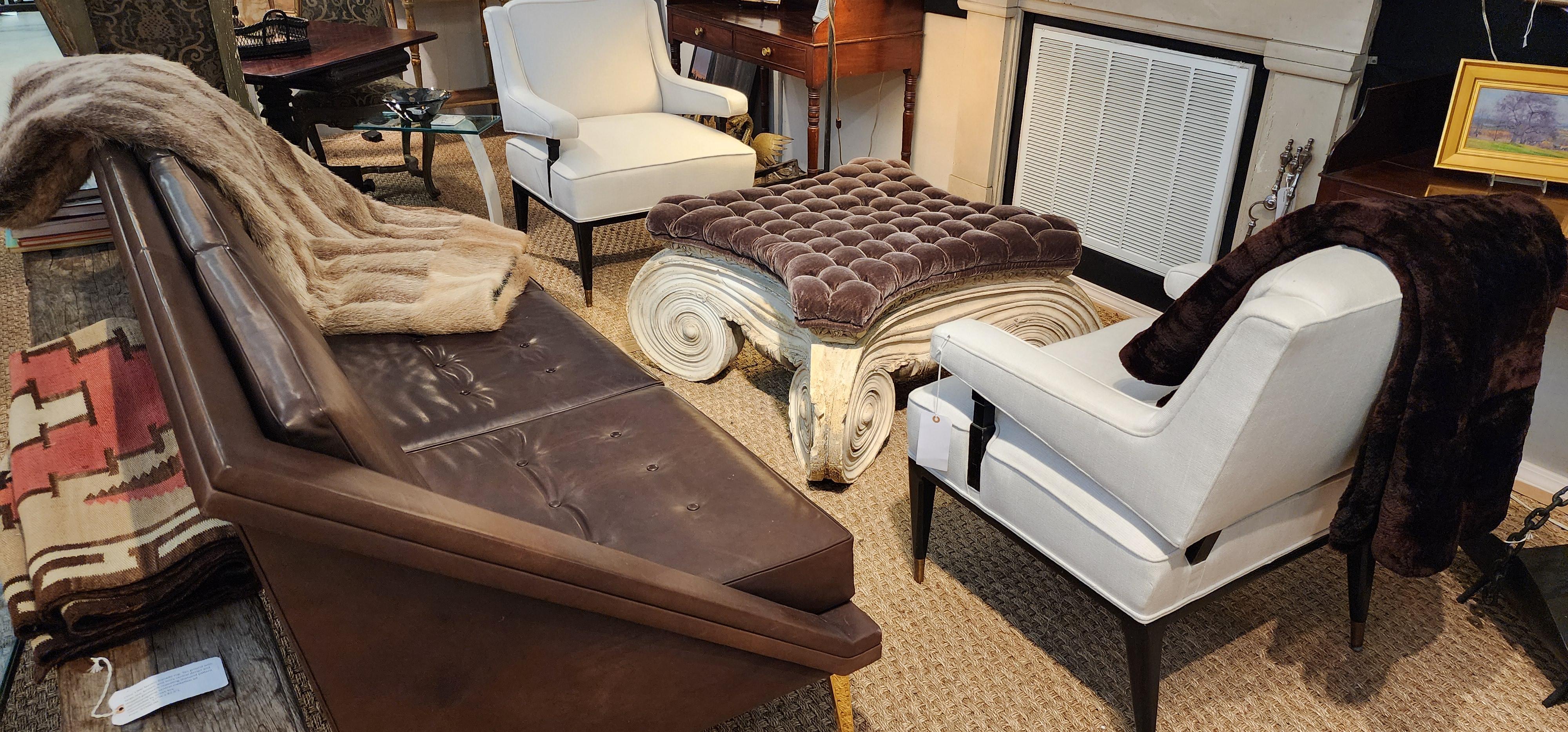 Grand pouf en grès architectural du 19ème siècle en vente 2