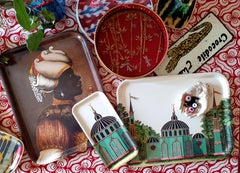 Ottoman Man Holztablett