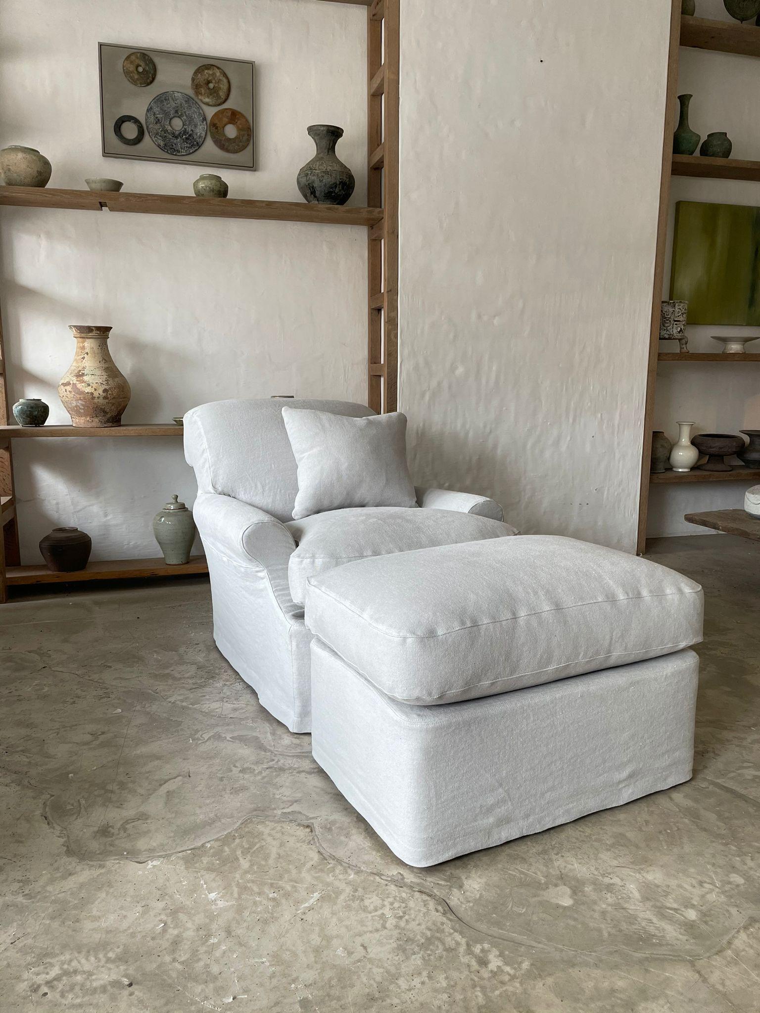 Modern Ottoman or Footstool