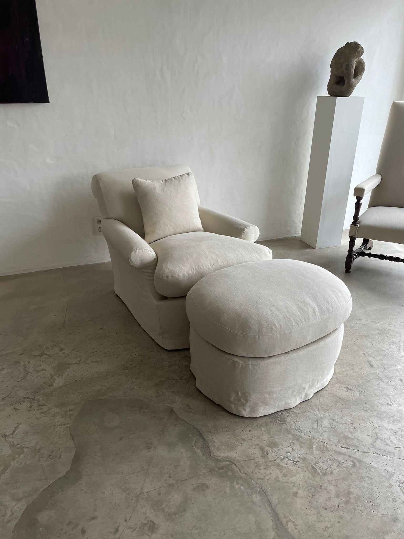 French Ottoman or Footstool