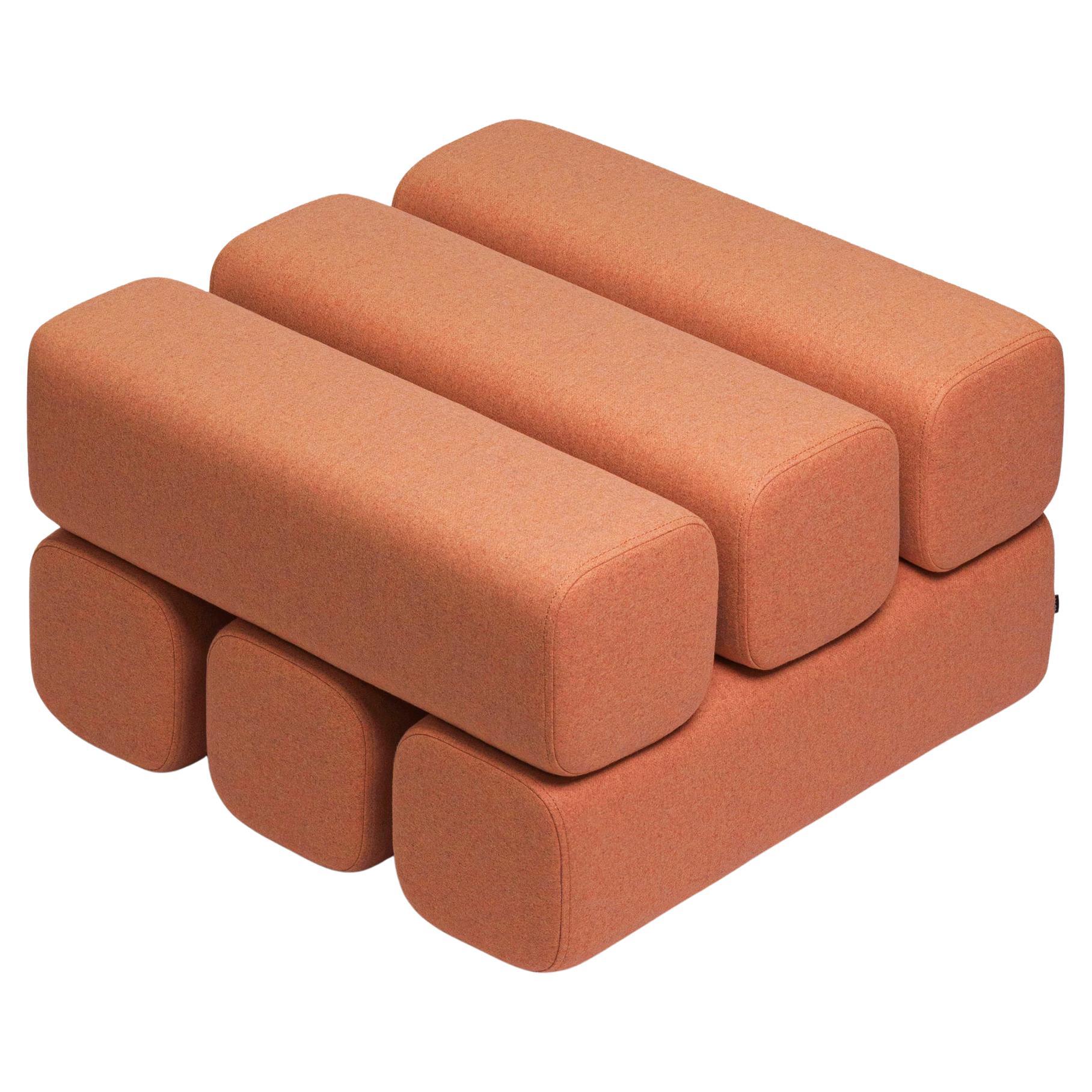 Ottoman pouf Drova 6 by WOO