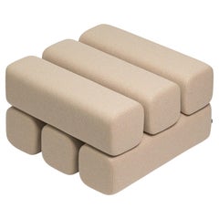 Ottomane Hocker Drova 6 Wollstoff von Woo
