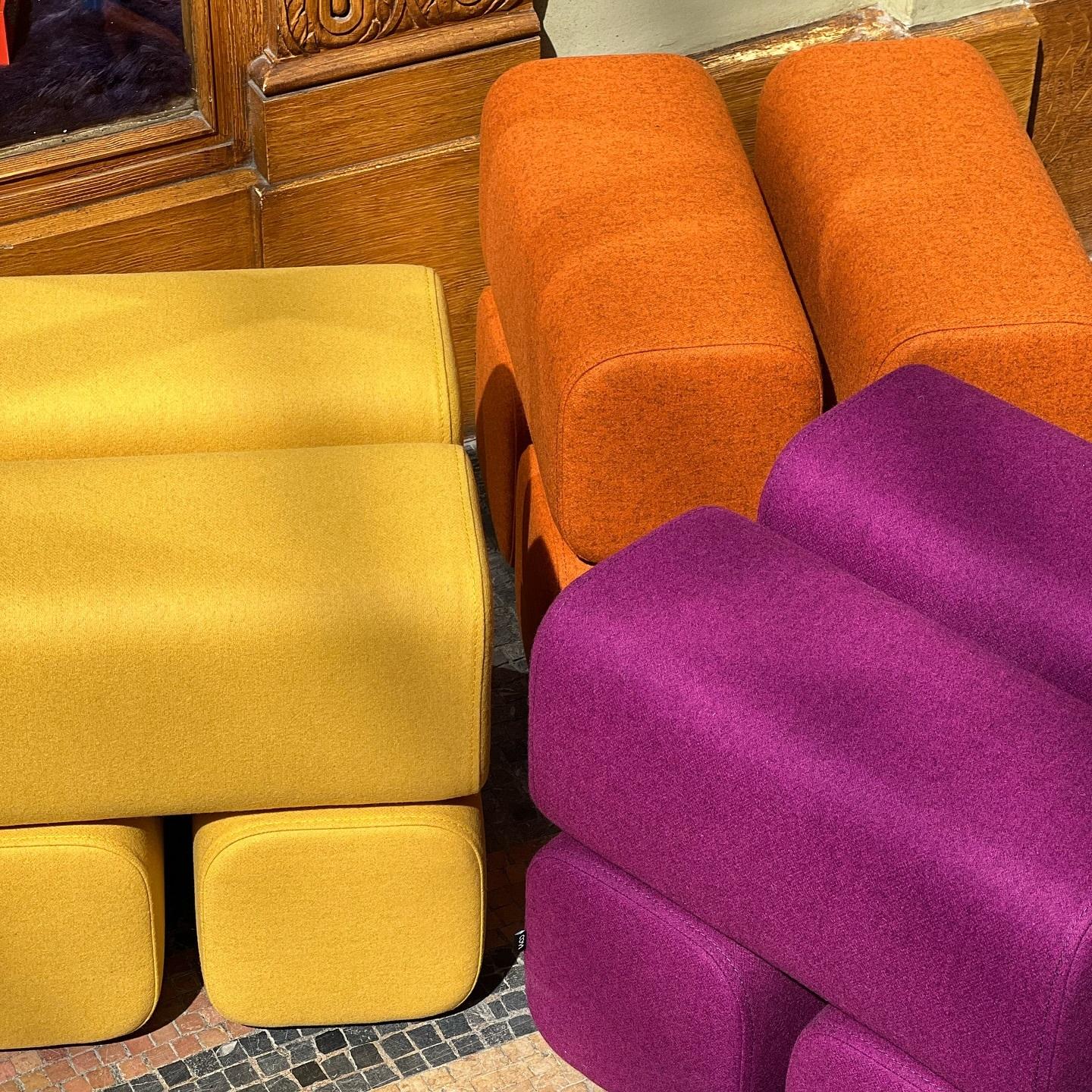 Ottoman Pouf Drova by WOO For Sale 3