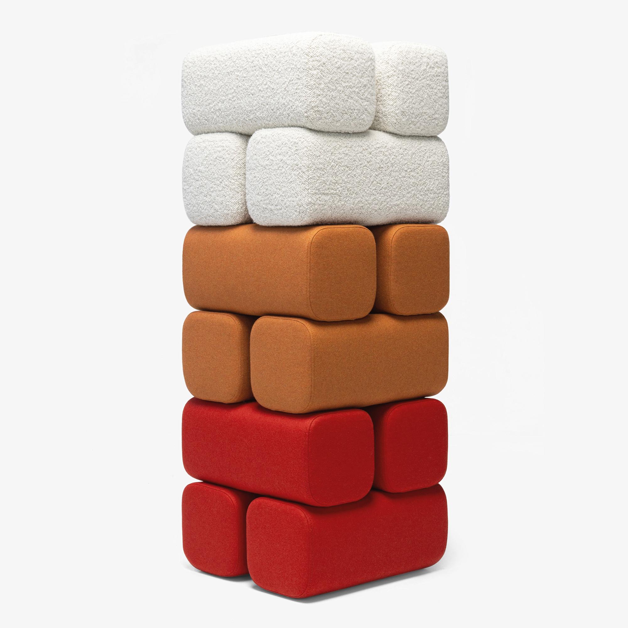 Ottoman Pouf Drova by WOO In New Condition For Sale In Kyiv, UA