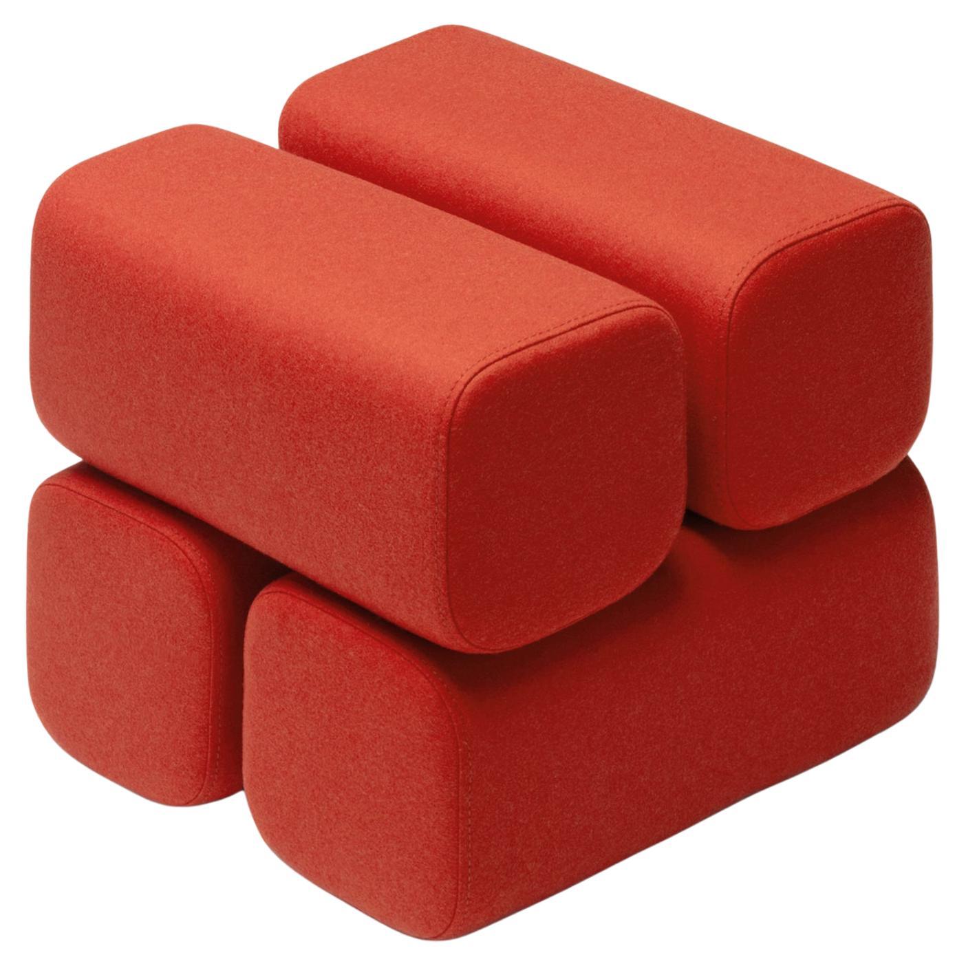 Ottoman Pouf Drova by WOO For Sale