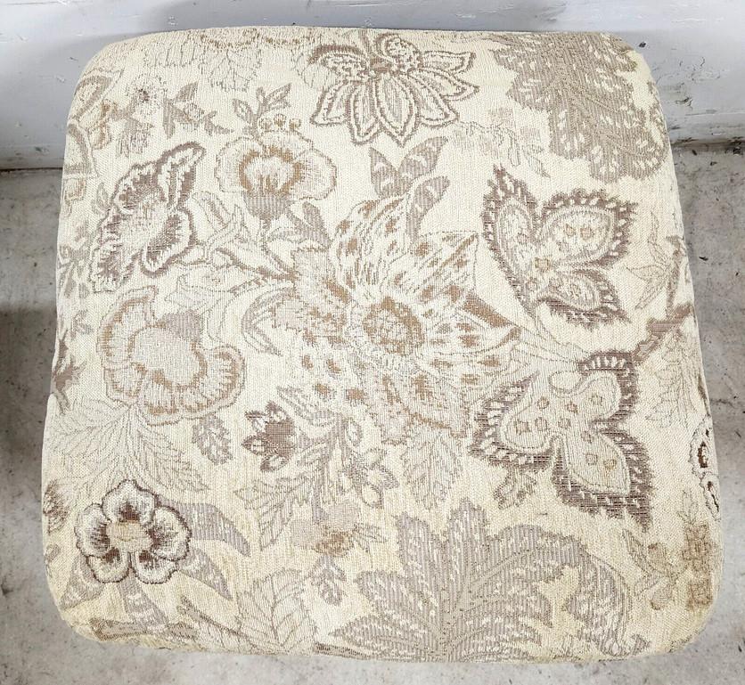 For FULL item description click on CONTINUE READING at the bottom of this page.

Offering one of our recent palm beach estate fine furniture acquisitions of a 
Ottoman Pouf Footstool by MARGE CARSON
Upholstered in a heavy, luxurious, cotton