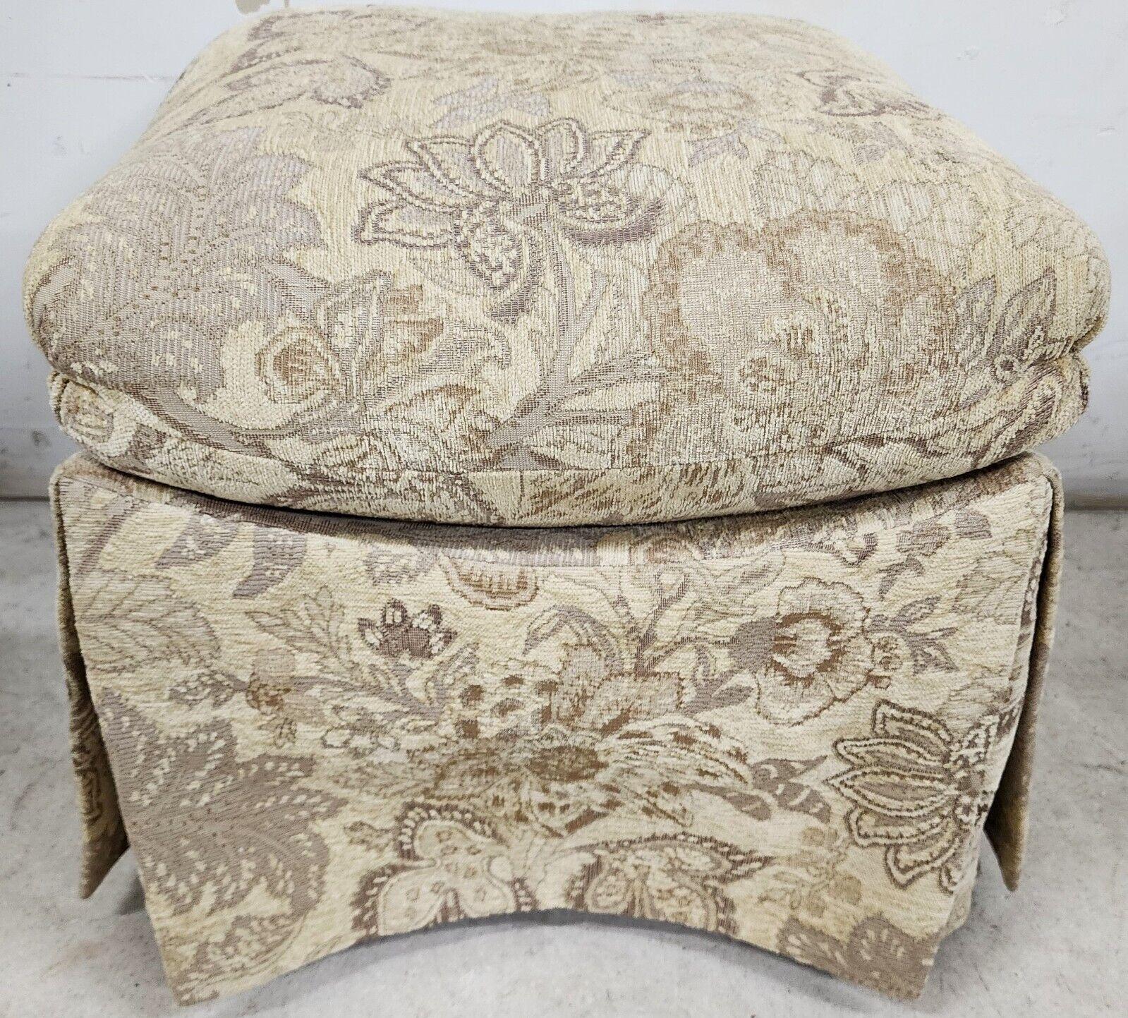 Ottoman Pouf Footstool by Marge Carson For Sale 2