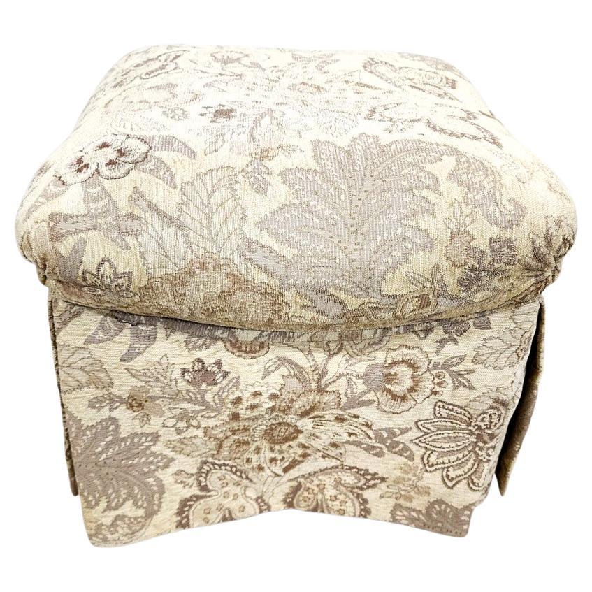 Ottoman Pouf Footstool by Marge Carson For Sale