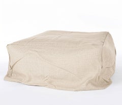 Ottoman / Pouf Gervasoni Ghost 08 design Paola Navone - Stone
