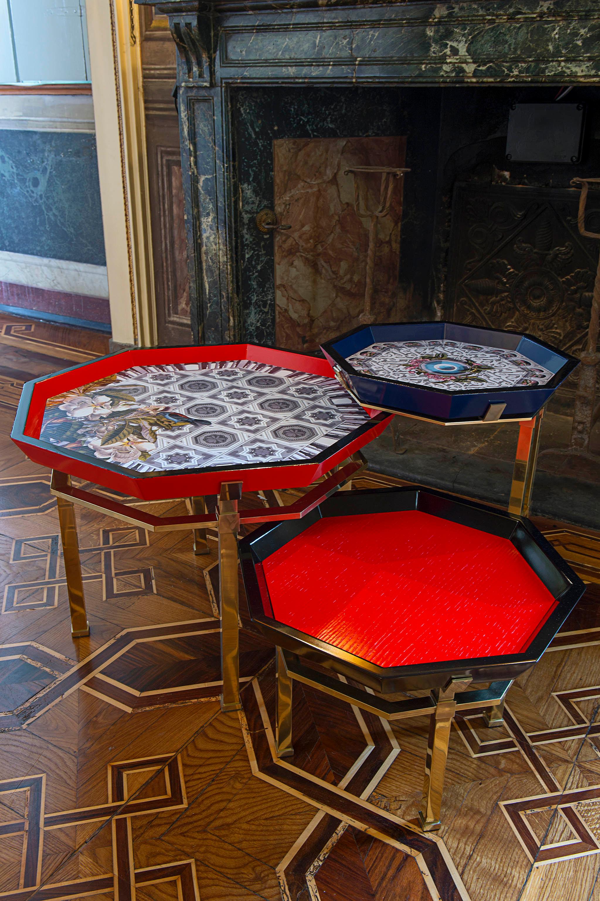 ottoman as side table