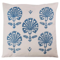 Handbestickter Suzani-Wandteppich aus Ottomane und Seide, Carnation Garden