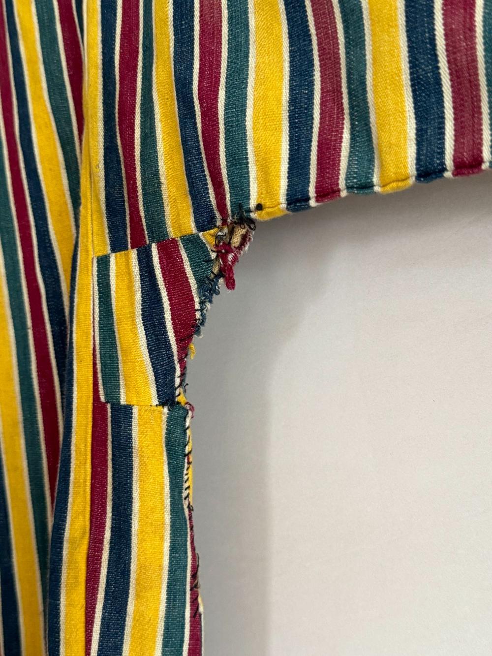 Cotton Ottoman Striped Coat For Sale
