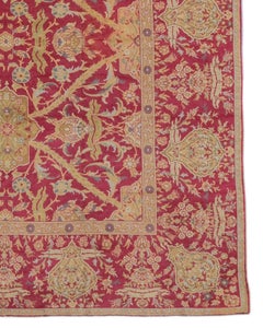 Antique Ottoman-Style Carpet, Late 19th Century