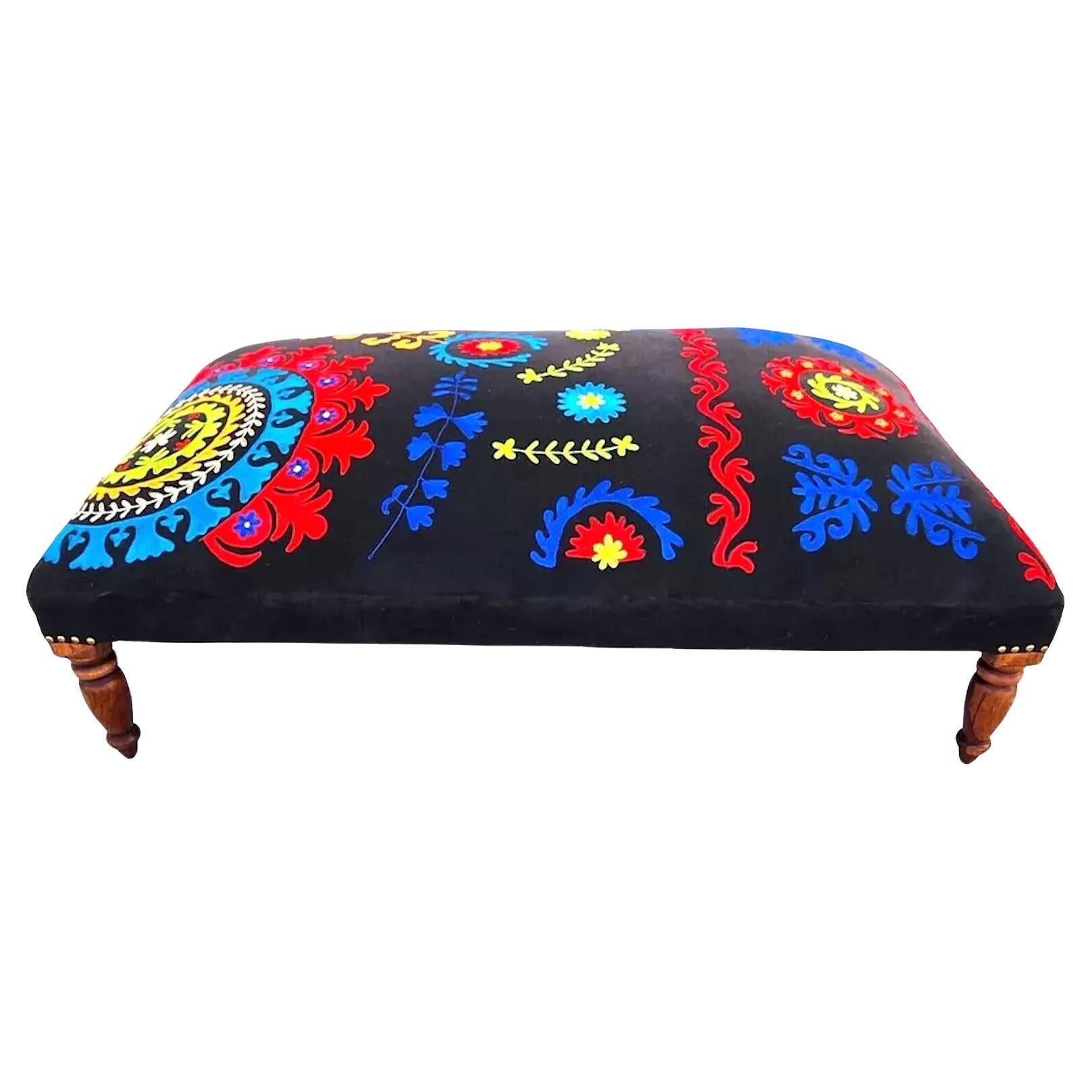 Ottoman Table Hand Embroidered