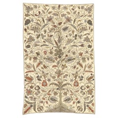 Antique Ottoman Turkish Goldwork Embroidered and Appliqué Panel: "Tree of Life"