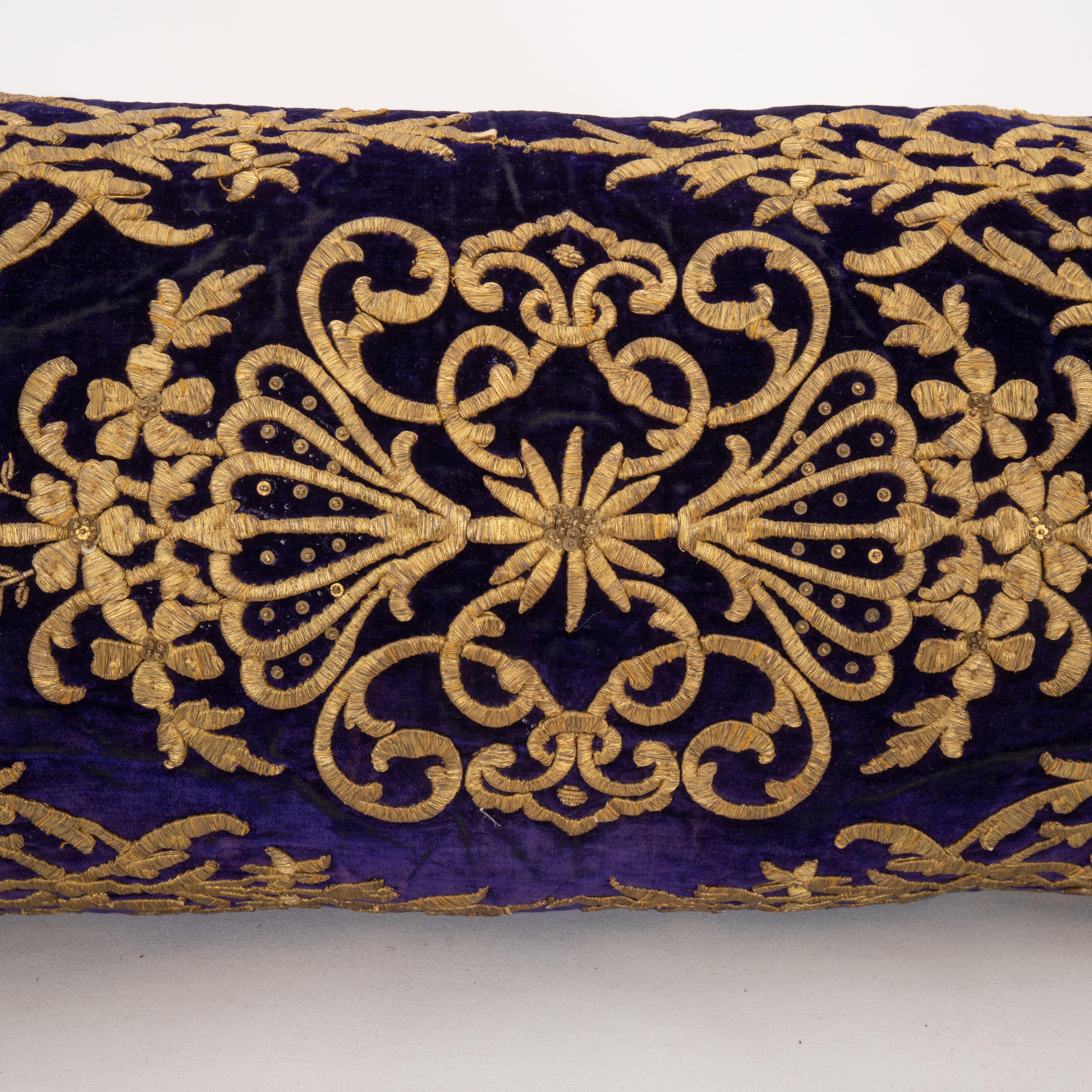 Ottoman / Turkish Pillow Cover in Sarma Technique, late 19th / Early 20th C. In Good Condition For Sale In Istanbul, TR